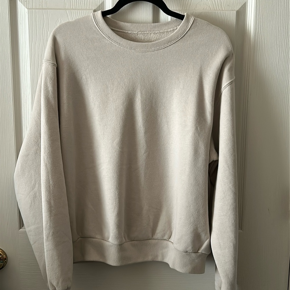 Abercrombie & Fitch Soft A&F Essentials Long Sleeve Sweatshirt Size Med - Picture 2 of 7